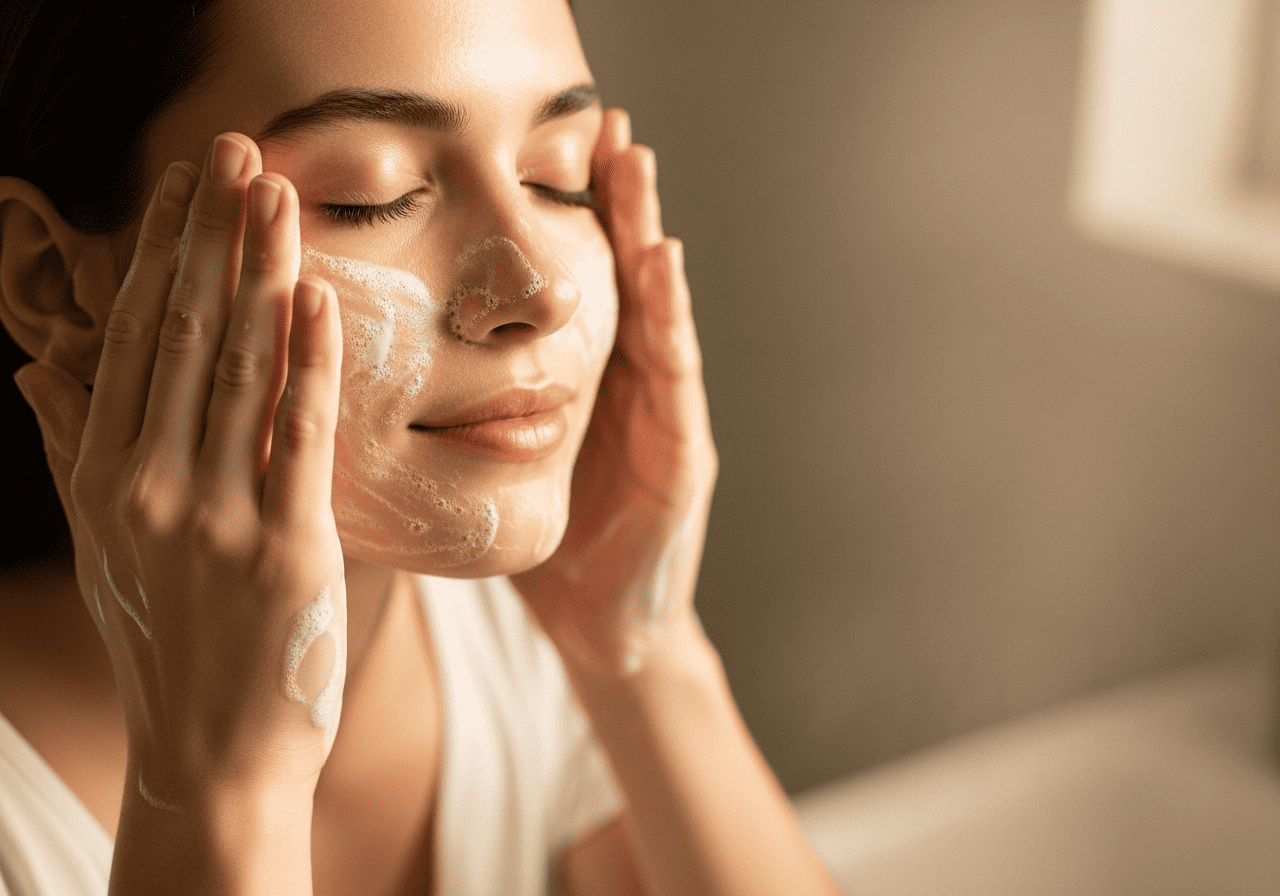 Paso 1: Limpiar la cara